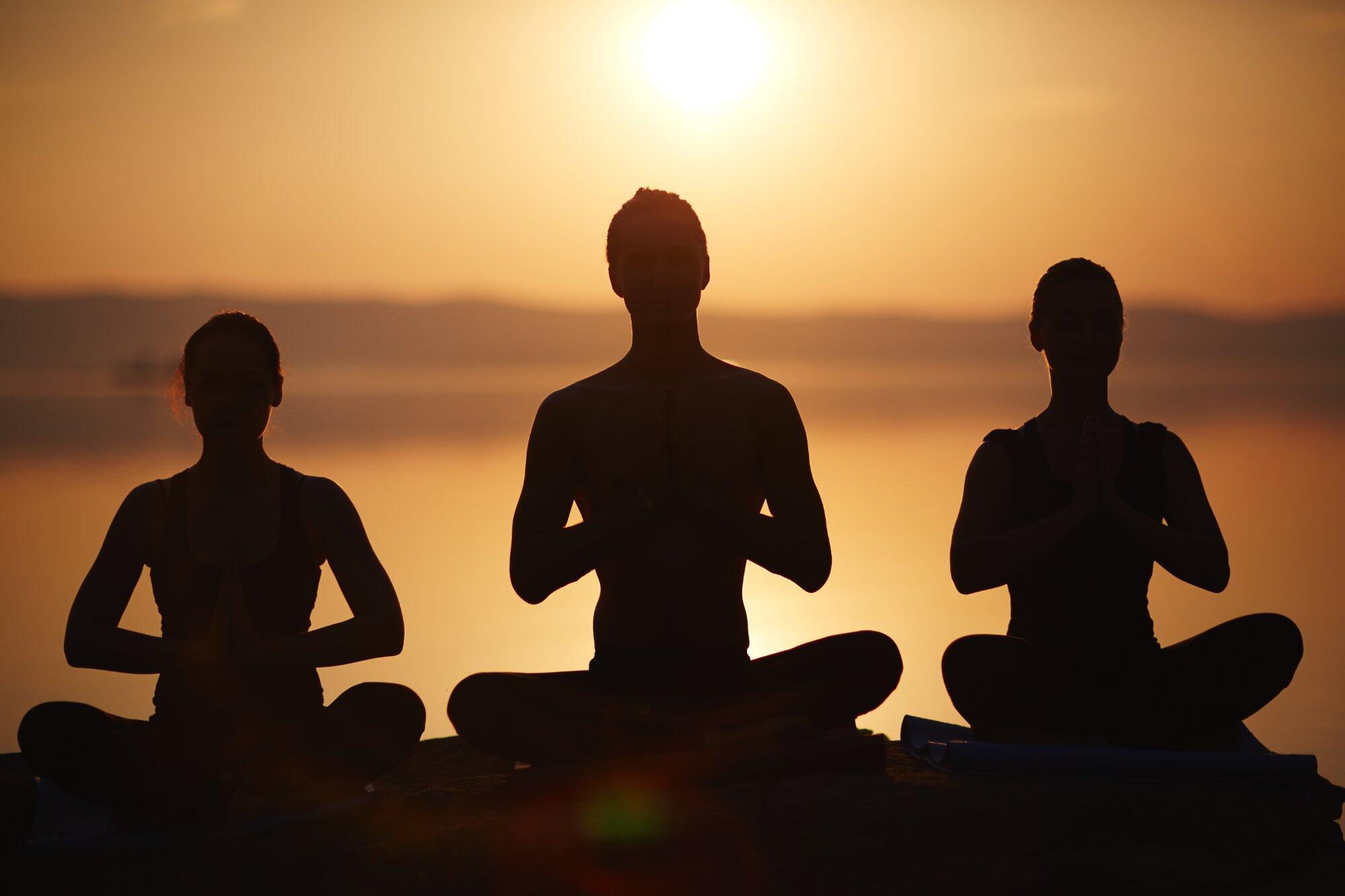 Sunset meditation