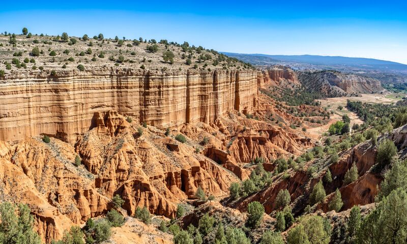 Red rock cliffs of Albarracín