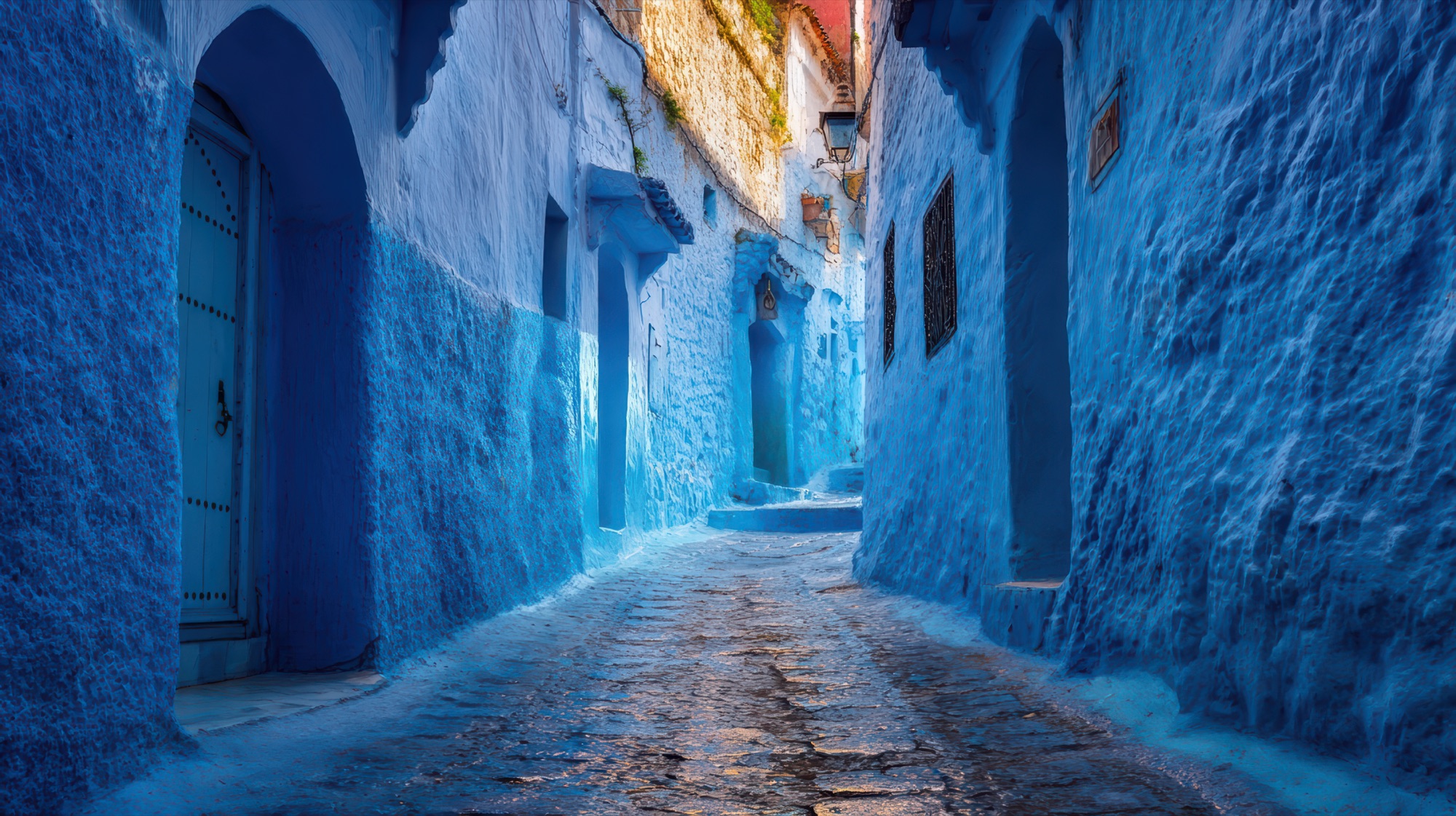 The blue-washed medina of Chefchaouen